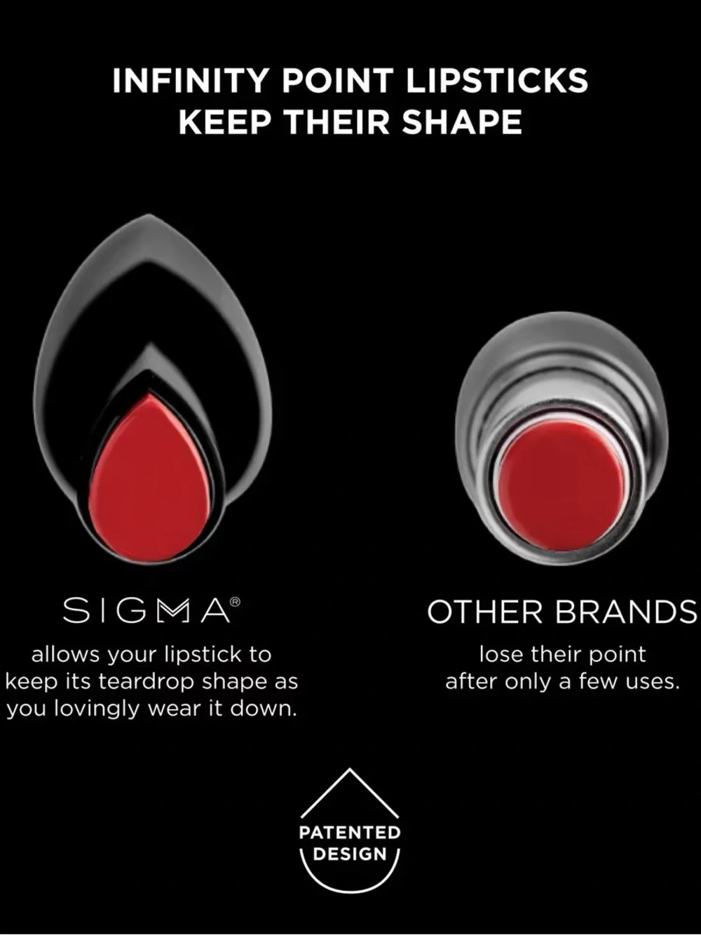 Sigma Beauty Infinity Point Lipstick – New Mod – Full Size – NIB
